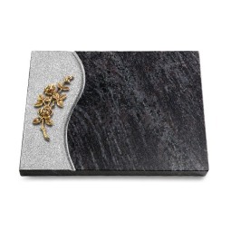 Grabtafel Orion Wave Rose 5 (Bronze)