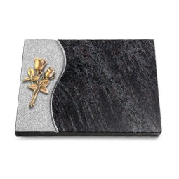 Grabtafel Orion Wave Rose 11 (Bronze)