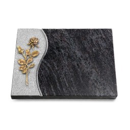Grabtafel Orion Wave Rose 13 (Bronze)