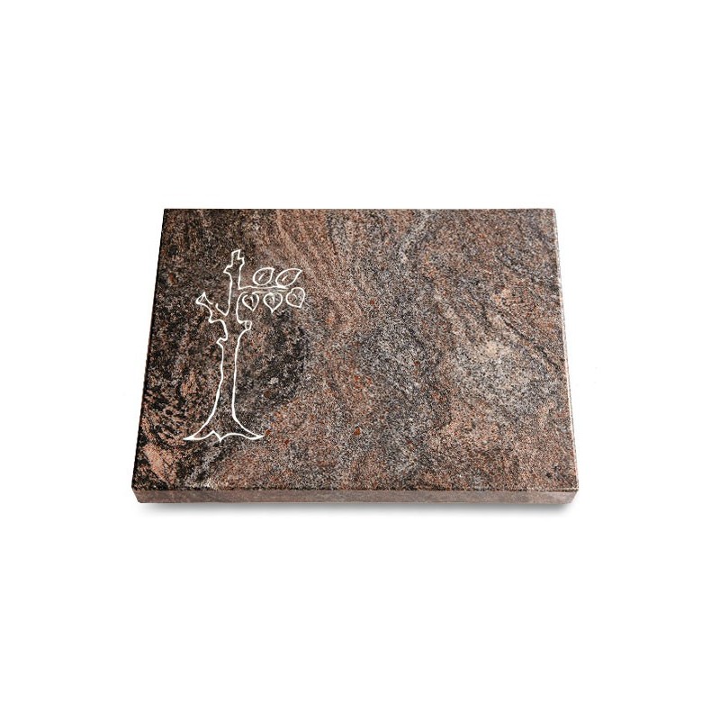 Grabtafel Paradiso Pure Baum 2