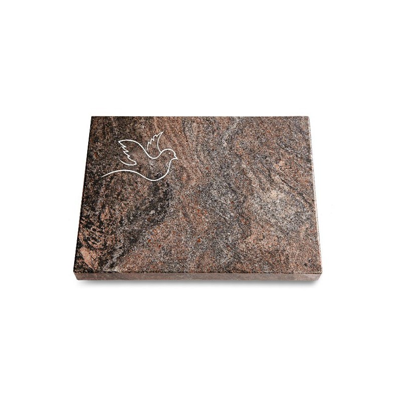 Grabtafel Paradiso Pure Taube 2