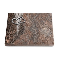 Grabtafel Paradiso Delta Herzen (Alu)