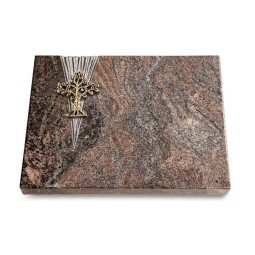 Grabtafel Paradiso Delta Baum 2 (Bronze)