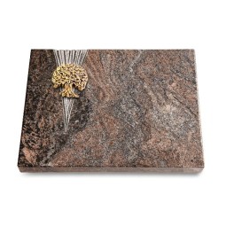 Grabtafel Paradiso Delta Baum 3 (Bronze)