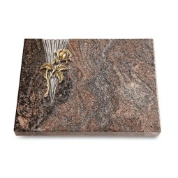 Grabtafel Paradiso Delta Rose 2 (Bronze)
