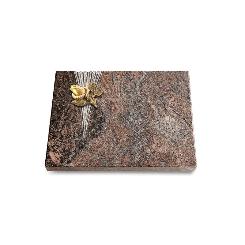 Grabtafel Paradiso Delta Rose 3 (Bronze)