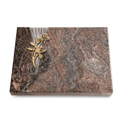 Grabtafel Paradiso Delta Rose 6 (Bronze)