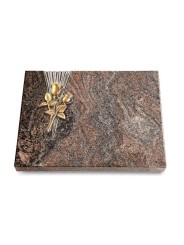 Grabtafel Paradiso Delta Rose 11 (Bronze)