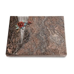 Grabtafel Paradiso Delta Rose 1 (Color)