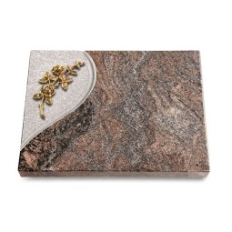 Grabtafel Paradiso Folio Rose 5 (Bronze)