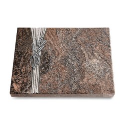 Grabtafel Paradiso Strikt Ähren 1 (Alu)