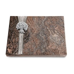 Grabtafel Paradiso Strikt Baum 3 (Alu)