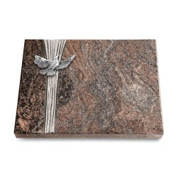 Grabtafel Paradiso Strikt Taube (Alu)