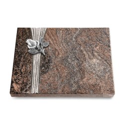 Grabtafel Paradiso Strikt Rose 3 (Alu)