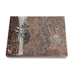 Grabtafel Paradiso Strikt Rose 6 (Alu)