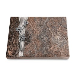 Grabtafel Paradiso Strikt Rose 9 (Alu)