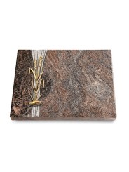 Grabtafel Paradiso Strikt Ähren 2 (Bronze)