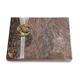Grabtafel Paradiso Strikt Baum 1 (Bronze)