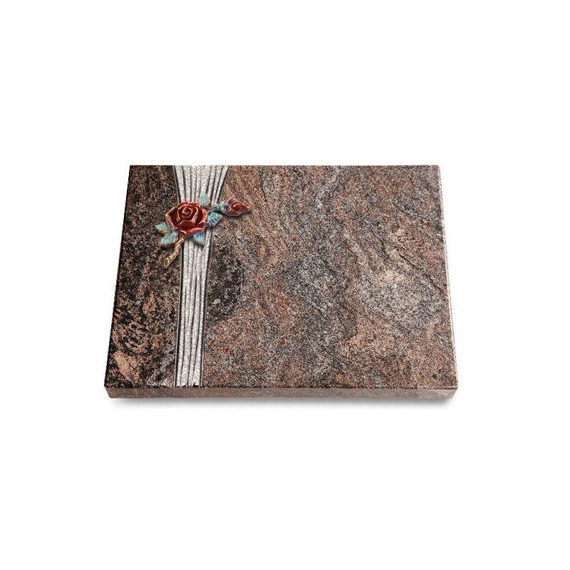 Grabtafel Paradiso Strikt Rose 1 (Color)