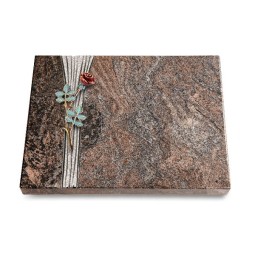 Grabtafel Paradiso Strikt Rose 4 (Color)