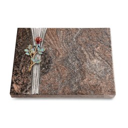 Grabtafel Paradiso Strikt Rose 7 (Color)