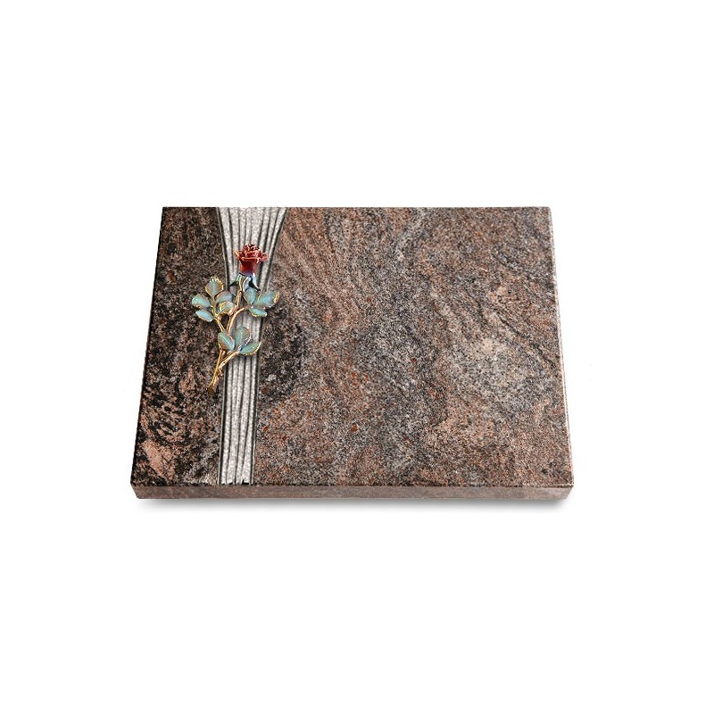 Grabtafel Paradiso Strikt Rose 7 (Color)