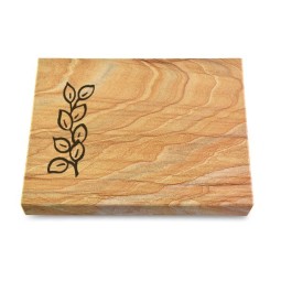 Grabtafel Rainbow Pure Blätter