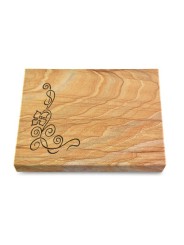 Grabtafel Rainbow Pure Blume 2