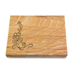 Grabtafel Rainbow Pure Blume 2