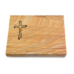 Grabtafel Rainbow Pure Kreuz 1