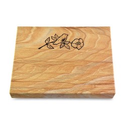 Grabtafel Rainbow Pure Rose 1