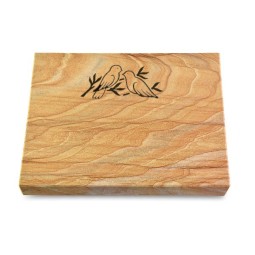 Grabtafel Rainbow Pure Vögel