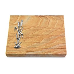 Grabtafel Rainbow Pure Ähren 2 (Alu)