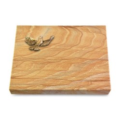 Grabtafel Rainbow Pure Taube (Bronze)