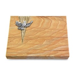 Grabtafel Rainbow Delta Taube (Alu)