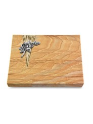 Grabtafel Rainbow Delta Rose 1 (Alu)