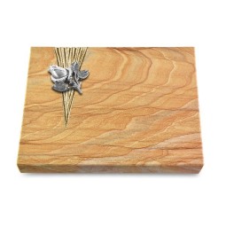 Grabtafel Rainbow Delta Rose 3 (Alu)