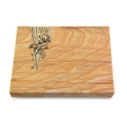 Grabtafel Rainbow Delta Rose 2 (Bronze)