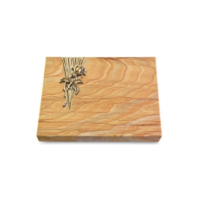 Grabtafel Rainbow Delta Rose 2 (Bronze)