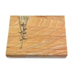 Grabtafel Rainbow Delta Rose 12 (Bronze)