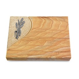 Grabtafel Rainbow Folio Ähren 1 (Alu)