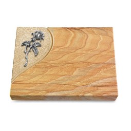 Grabtafel Rainbow Folio Rose 2 (Alu)