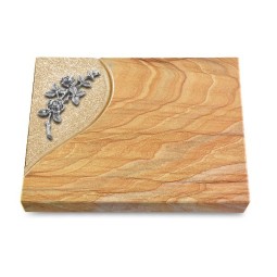 Grabtafel Rainbow Folio Rose 5 (Alu)