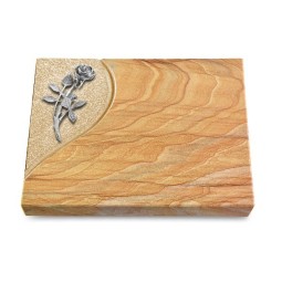 Grabtafel Rainbow Folio Rose 6 (Alu)