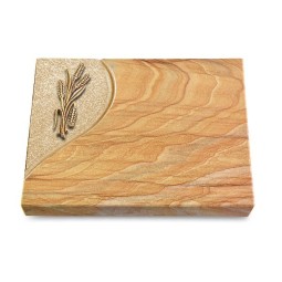 Grabtafel Rainbow Folio Ähren 1 (Bronze)