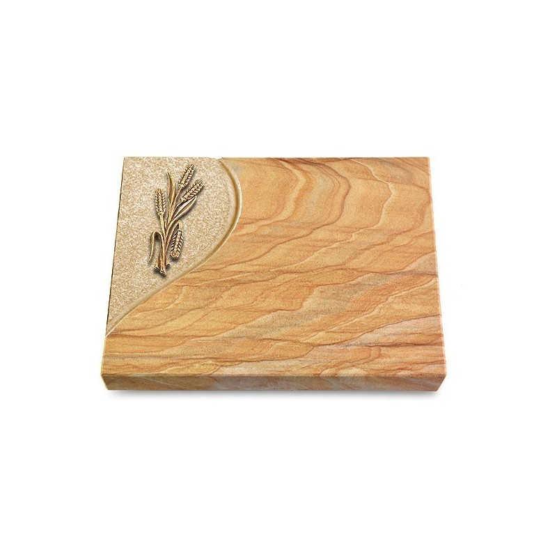 Grabtafel Rainbow Folio Ähren 1 (Bronze)