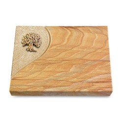 Grabtafel Rainbow Folio Baum 3 (Bronze)