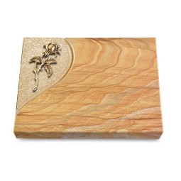 Grabtafel Rainbow Folio Rose 2 (Bronze)