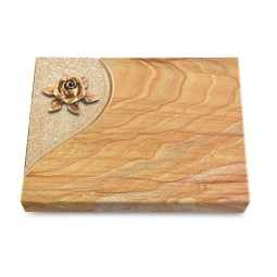 Grabtafel Rainbow Folio Rose 4 (Bronze)