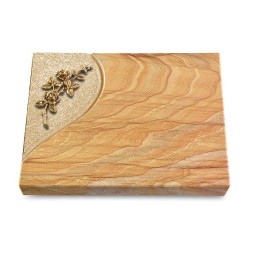 Grabtafel Rainbow Folio Rose 5 (Bronze)